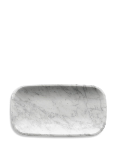 Shop Marsotto Edizioni Pina Rectangle-shape Tray In White