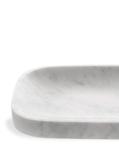 Shop Marsotto Edizioni Pina Rectangle-shape Tray In White