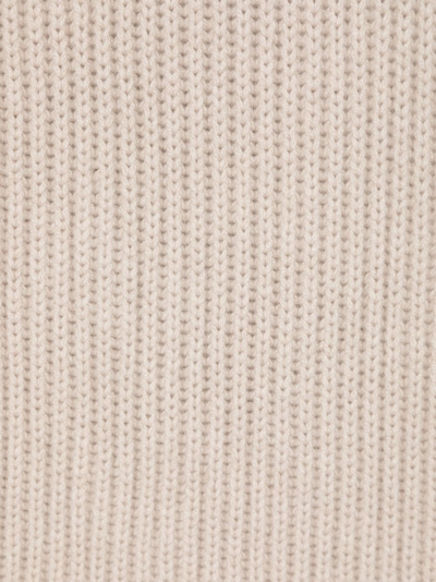 Shop Boglioli Ribbed-knit Cashmere Scarf In Neutrals