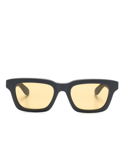 Shop Alexander Mcqueen Logo Sunglasses In Gray