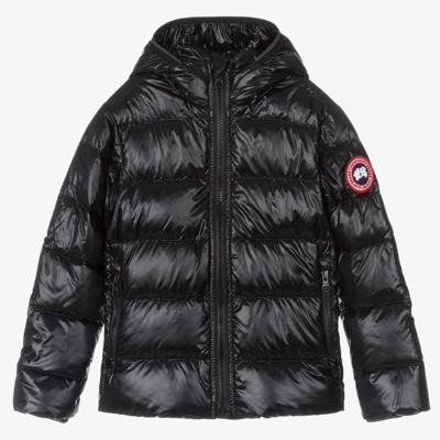 Canada Goose Black Down Padded Crofton Puffer Jacket