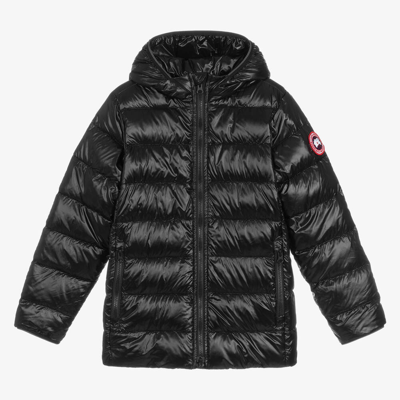 Shop Canada Goose Black Crofton Packable Down Puffer Jacket