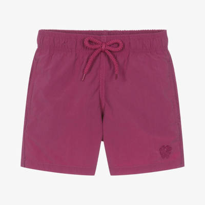 Shop Vilebrequin Boys Purple Water-reactive Swim Shorts