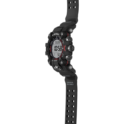Pre-owned Casio G-shock Master Of Gw-9500-1jf Mudman Triple Sensor Radio Solar Watch