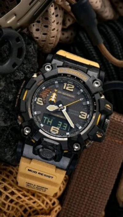 Pre-owned Casio G-shock Gwg-2000-1a5 Master Of G-land Mudmaster Tough Solar Men's Watch