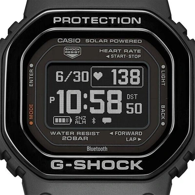 Pre-owned Casio G-shock Dw-h5600mb-1jr G-squad Bluetooth Digital Smartwatch Watch Black
