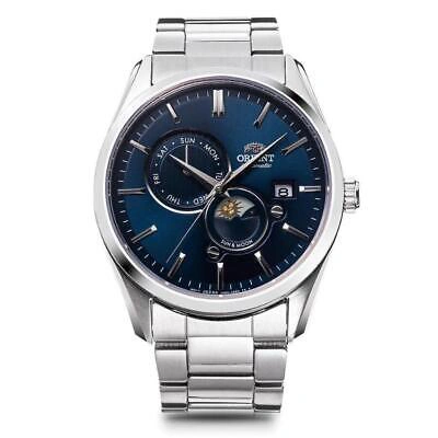 Pre-owned Orient Classic Rn-ak0303l Sun & Moon Mechanical Automatic Watch 22 Jewels Men's