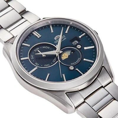 Pre-owned Orient Classic Rn-ak0303l Sun & Moon Mechanical Automatic Watch 22 Jewels Men's