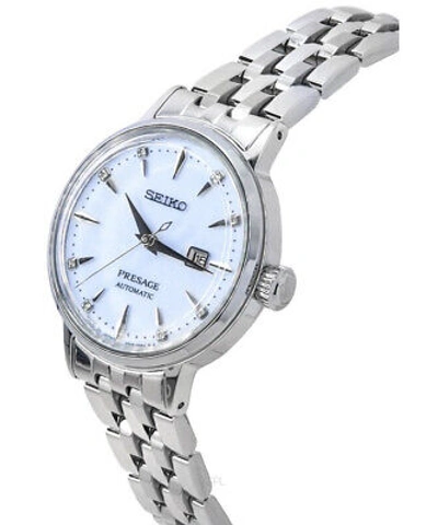 Pre-owned Seiko Presage Cocktail Time Skydiving Automatic Sre007j1 Ladies Women's Watch