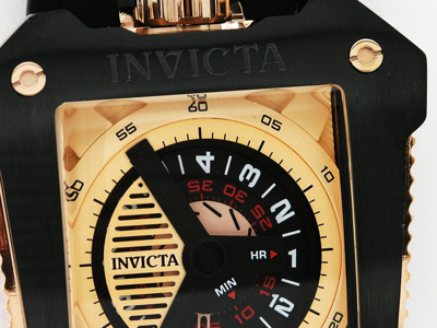 Pre-owned Invicta S1 41649 Jm Correa Limited Automatic Watch Black Rose Gold 48mm