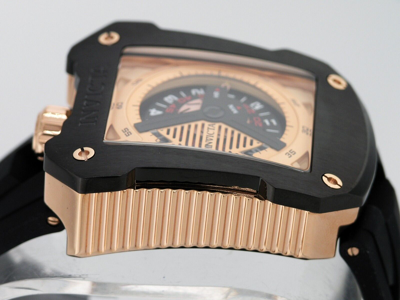 Pre-owned Invicta S1 41649 Jm Correa Limited Automatic Watch Black Rose Gold 48mm