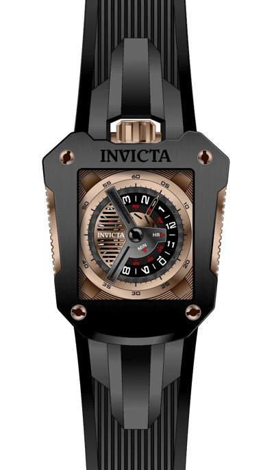 Pre-owned Invicta S1 41649 Jm Correa Limited Automatic Watch Black Rose Gold 48mm