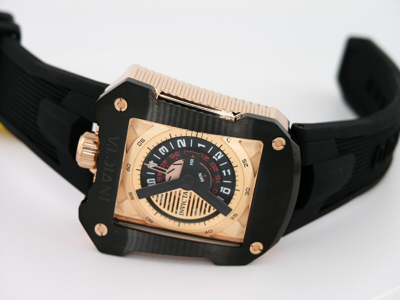 Pre-owned Invicta S1 41649 Jm Correa Limited Automatic Watch Black Rose Gold 48mm