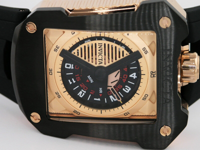 Pre-owned Invicta S1 41649 Jm Correa Limited Automatic Watch Black Rose Gold 48mm