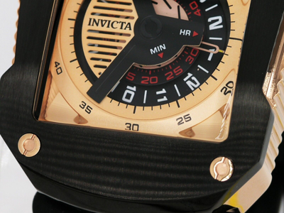 Pre-owned Invicta S1 41649 Jm Correa Limited Automatic Watch Black Rose Gold 48mm