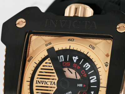 Pre-owned Invicta S1 41649 Jm Correa Limited Automatic Watch Black Rose Gold 48mm
