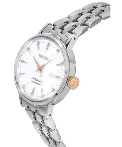 Pre-owned Seiko Presage Cocktail Time Clover Club Automatic Sre009j1 Ladies Women's Watch
