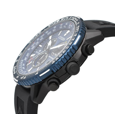 Pre-owned Citizen Promaster Air Blue Dial Sapphire Radio Controlled Eco-drive Cb5006-02l