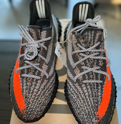 Pre-owned Adidas Originals Authentic Adidas Yeezy Boost 350 V2 Carbon Beluga Size 8-11 In Multicolor