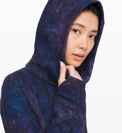 Pre-owned Lululemon Athletica ?nwt Lululemon Scuba Hoodie Iv Light Cotton Fleece Sz 6 Polar Lights Blue Multi