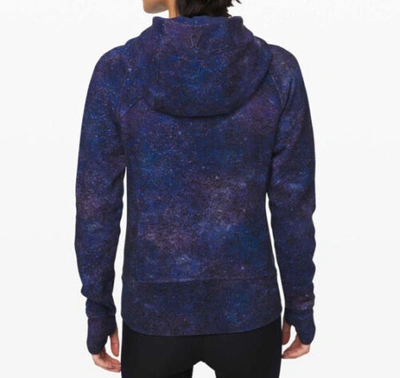 Pre-owned Lululemon Athletica ?nwt Lululemon Scuba Hoodie Iv Light Cotton Fleece Sz 6 Polar Lights Blue Multi