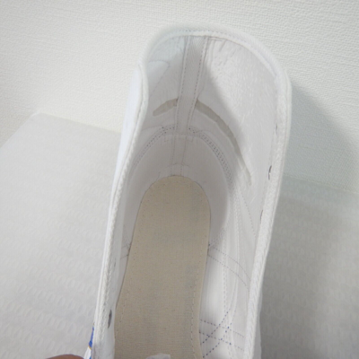 Pre-owned Asics Wrestling Shoes 1083a001 White Royal Blue Edge Gold Ex Eo Model Stock