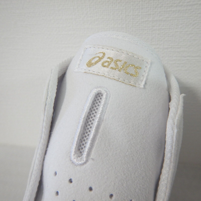 Pre-owned Asics Wrestling Shoes 1083a001 White Royal Blue Edge Gold Ex Eo Model Stock