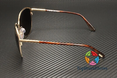 Pre-owned Tom Ford Ft0320 28h Penelope Rose Gold Brown Polarized 59 Mm Women's Sunglasses