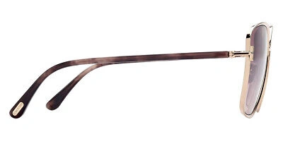 Pre-owned Tom Ford Ft1029 Fern Sunglasses Women Square 57mm & Authentic In Pink