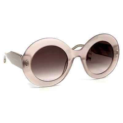 Pre-owned Carolina Herrera Sunglasses Her0081/s Fwmha Authentic In Gray