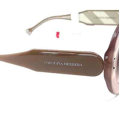 Pre-owned Carolina Herrera Sunglasses Her0081/s Fwmha Authentic In Gray
