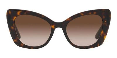 Pre-owned Dolce & Gabbana Dg 4405 Havana/brown Shaded 53/20/140 Women Sunglasses