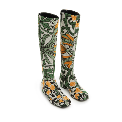 La Doublej Edie Boots In Delta Ivory