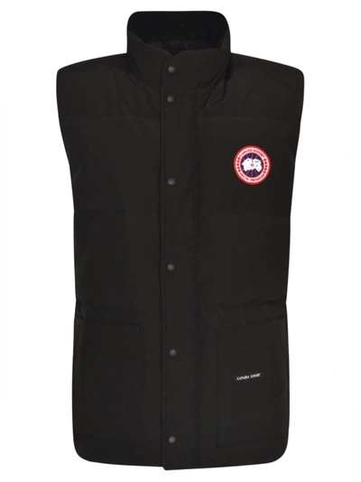 Shop Canada Goose Freestyle Crew Vest In Black