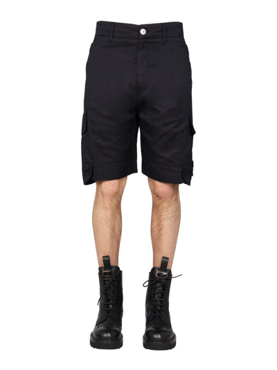 Shop Stone Island Shadow Project Knee In Blue