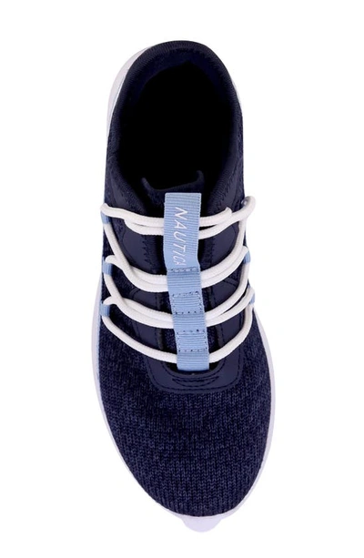 Shop Nautica Lace-up Jogger Sneaker In Navy