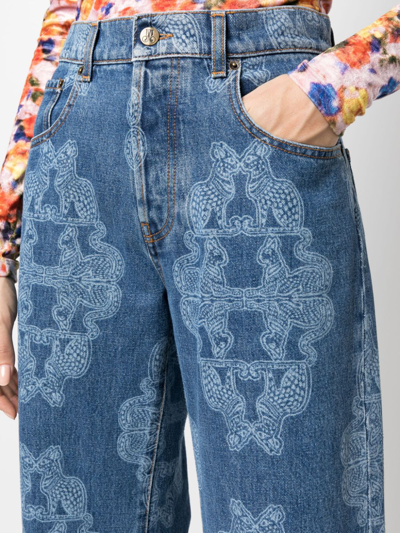 Shop La Doublej Better Than Your Boyfriend's Jeans In Blue