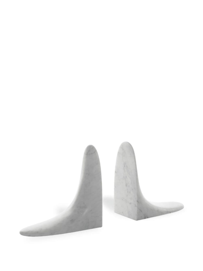 Shop Marsotto Edizioni Plato Marble Bookholder In White