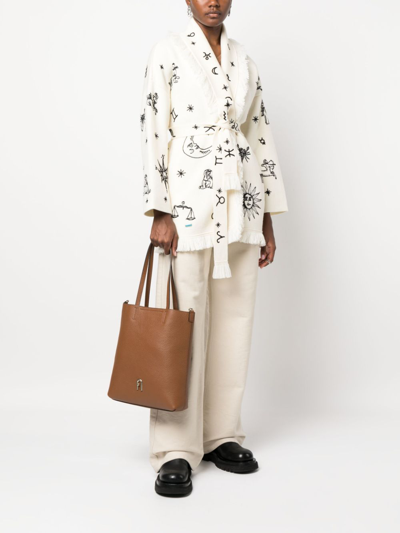 Furla Medium  Primula Tote Bag In Brown