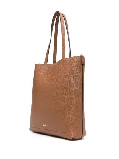 Shop Furla Medium  Primula Tote Bag In Brown