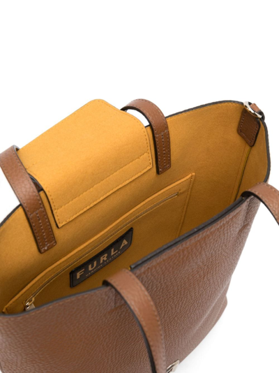 Furla Medium  Primula Tote Bag In Brown