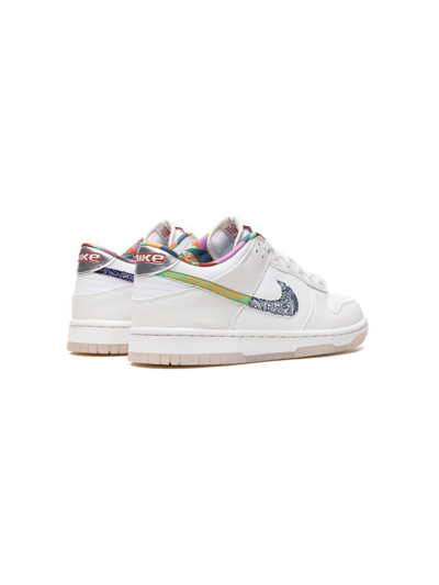 Nike Dunk Low "multi Color Paisley" Sneakers In White