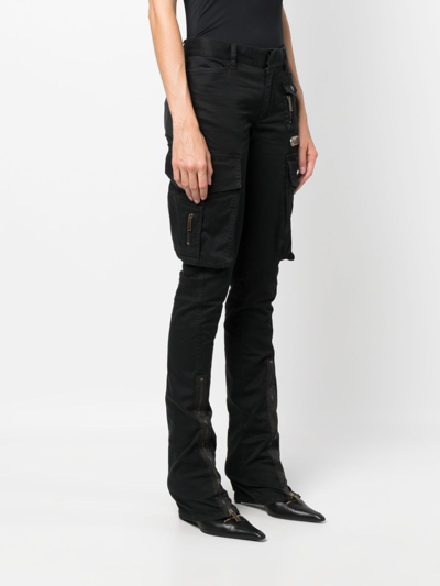 Shop Dsquared2 Multi-pocket Skinny Jeans In Black