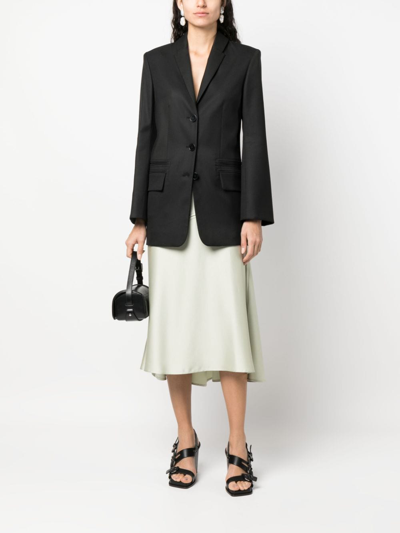 Shop By Malene Birger Porter Tailored Single-breasted Blazer In Black