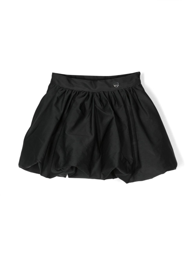 Monnalisa Duchess Balloon Skirt In Black