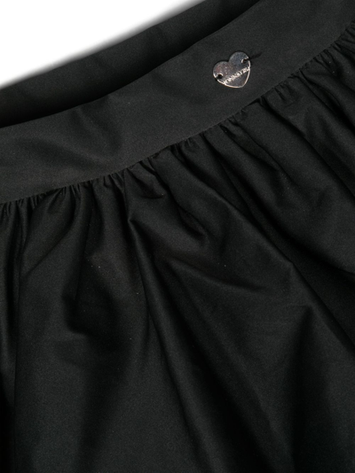 Monnalisa Duchess Balloon Skirt In Black
