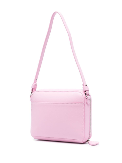 Shop Courrèges Cloud Leather Tote Bag In Pink