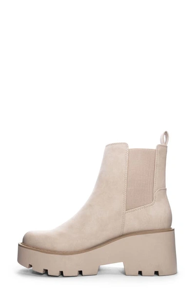 Shop Dirty Laundry Platform Chelsea Boot In Taupe