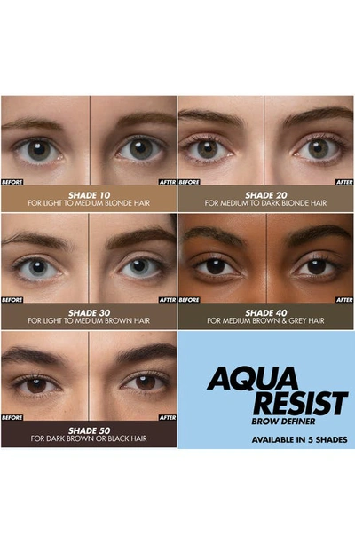 Shop Make Up For Ever Aqua Resist Brow Definer In 25