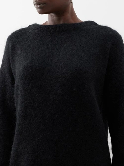 Acne Studios Women's Dramatic Mohair-blend Sweater In Black | ModeSens